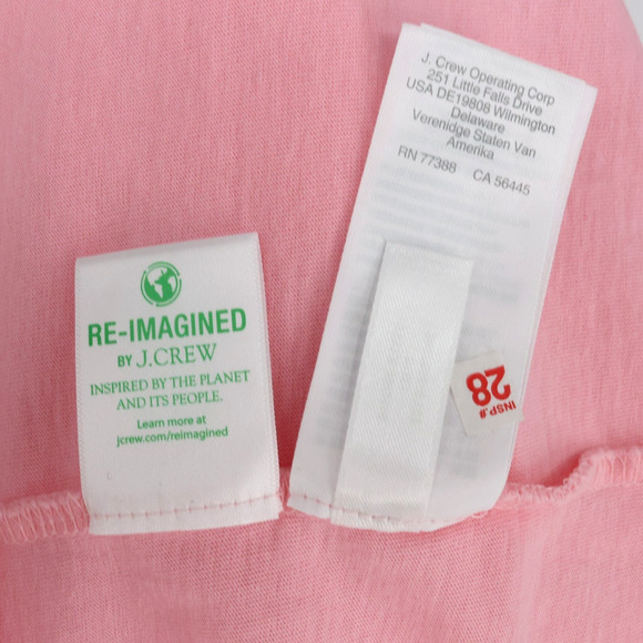 J Crew Top Womens Small Pink Cotton Collector Tee Sea Gals T-shirt Pullover New - Picture 16 of 16